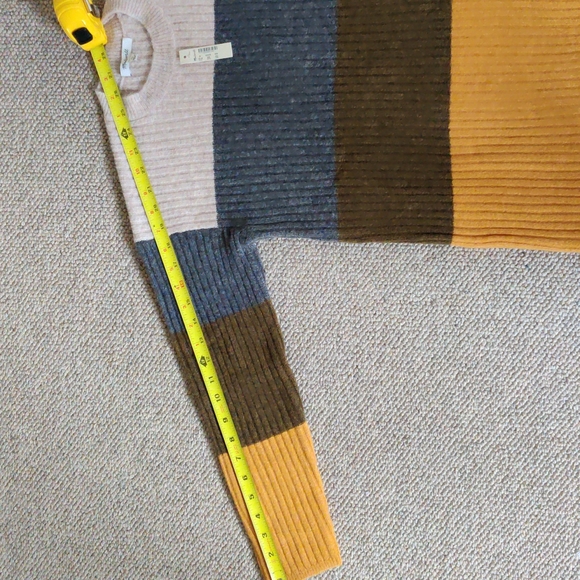 NWT Madewell Colorblock Midi Sweater Dress in Coziest Yarn, Small - Picture 8 of 8